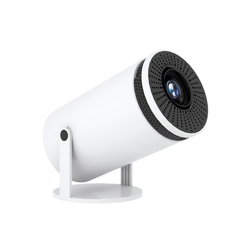 HY300 पोर्टेबल एलसीडी प्रोजेक्टर 110-220V 360 डिग्री फ्लिप के साथ मैनुअल फोकस